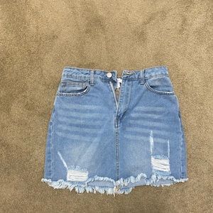Denim Mini Skirt Forever 21
